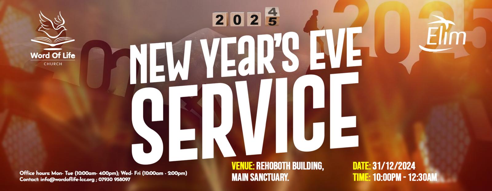 New Years Eve Service